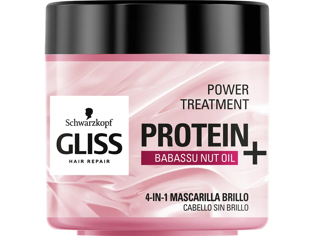 Gliss Mascarilla de Proteína 4en1 Brillo con Aceite de Babassú