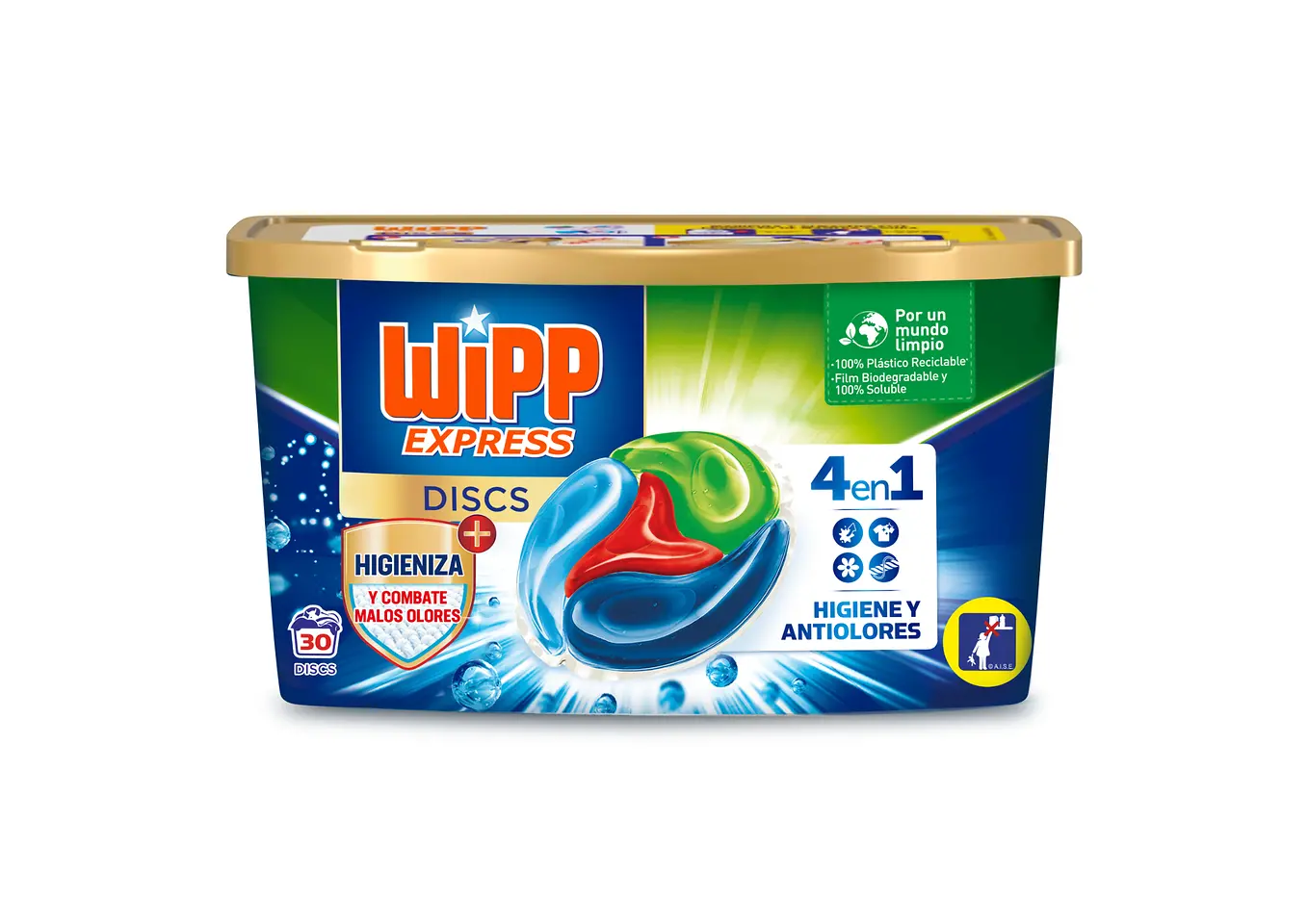 Wipp Express relanza sus Discs 4en1, ahora con un packaging más sostenible