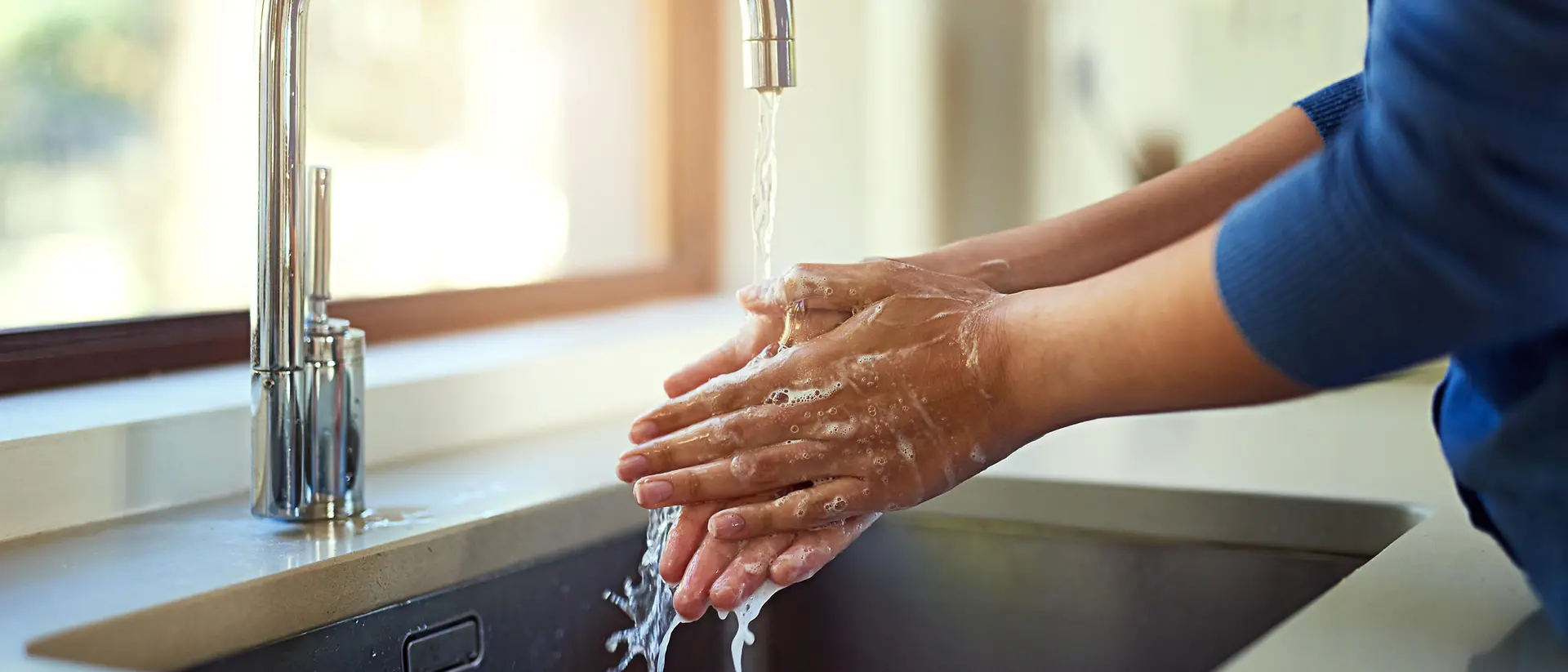 
washing hands