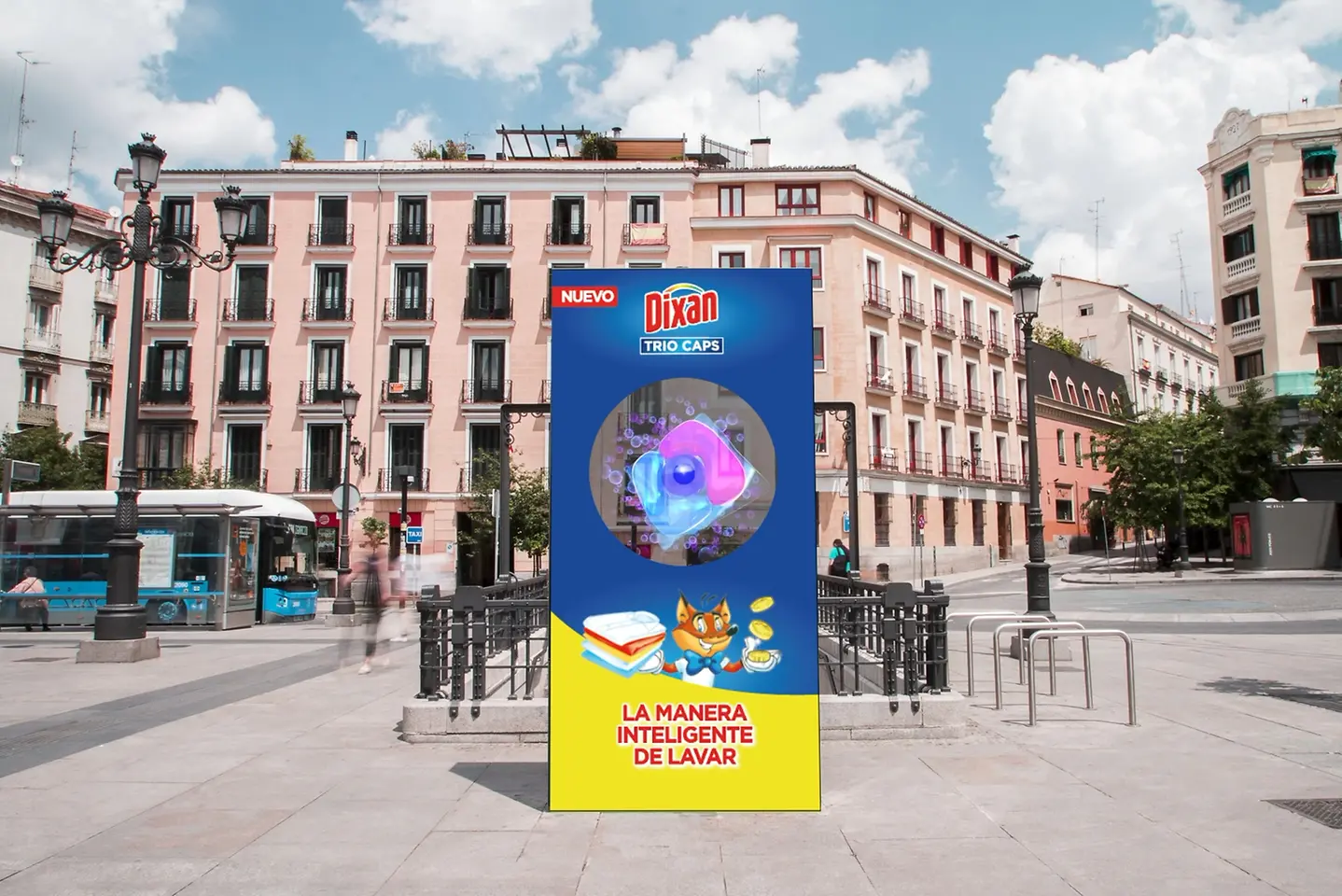 Holograma 3D Dixan campana publicitaria