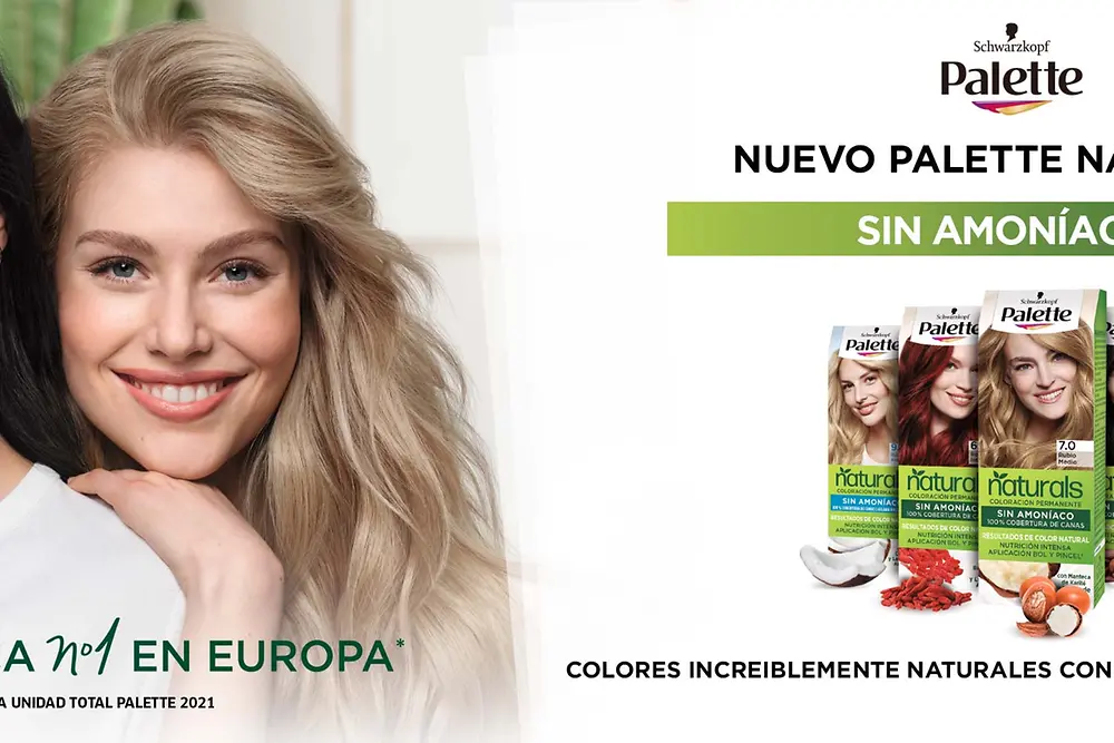 Palette Naturals se renueva para ofrecer una coloración permanente sin amoníaco