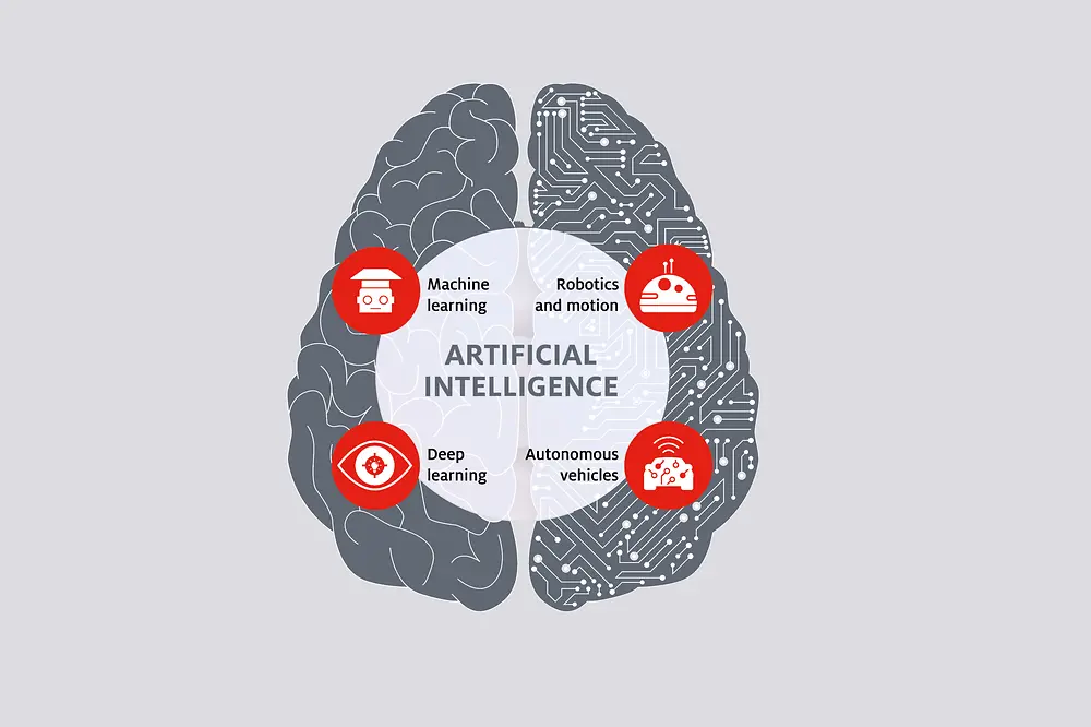 Imagen abstracta de inteligencia artificial