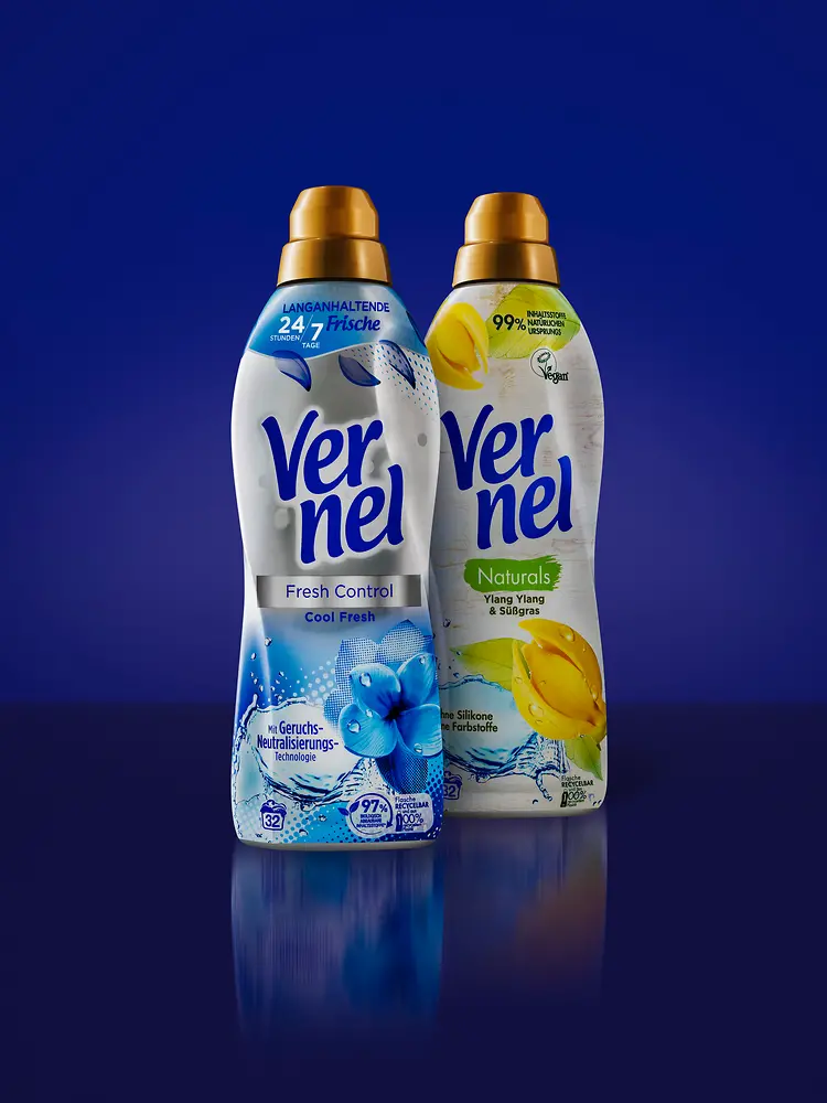 Vernel fabric softener bottles