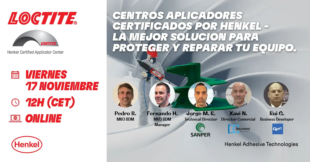 Webinar LOCTITE Mantenimiento Industrial