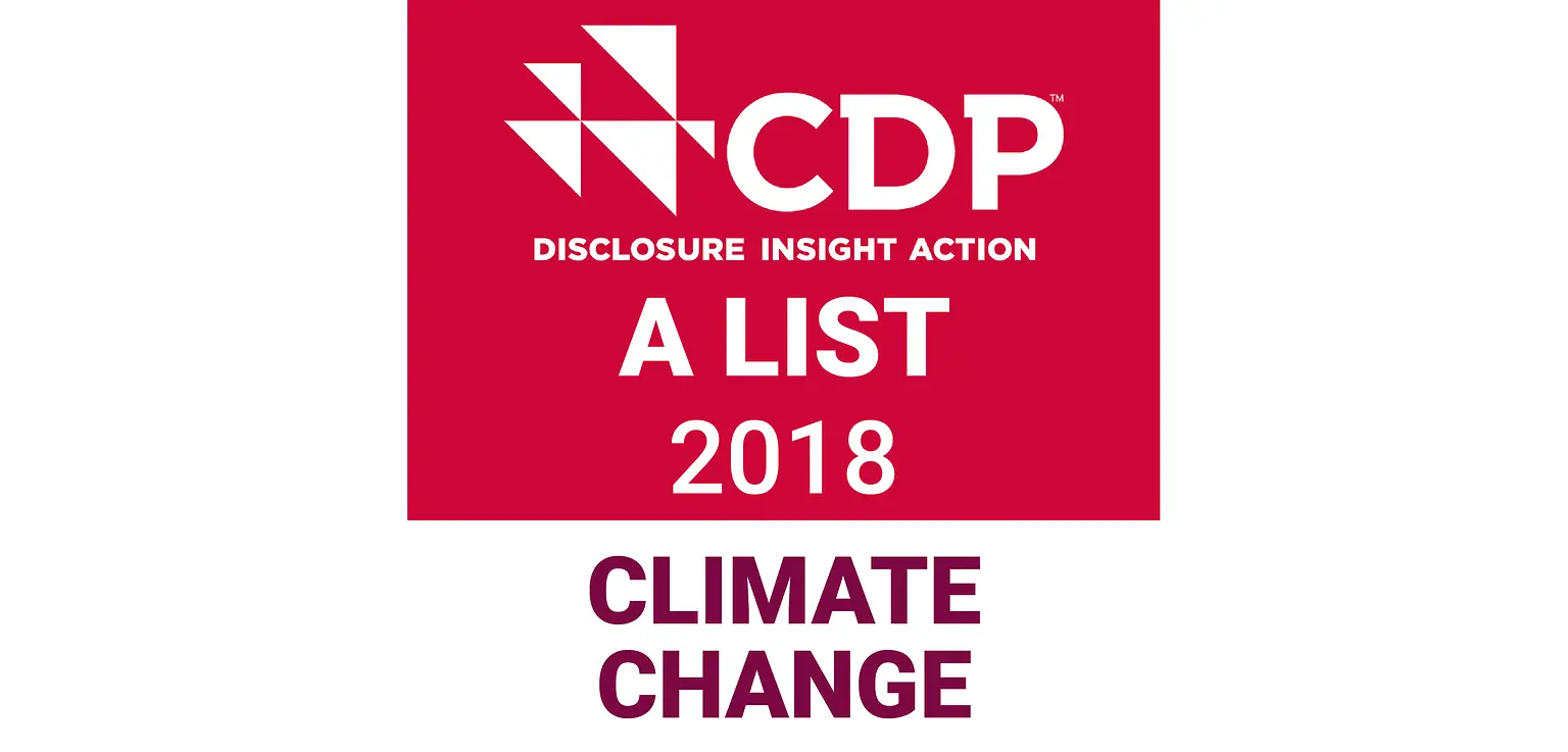 Carbon Disclosure Project - Disclosure Insight Action. A list 2018 Climate Change